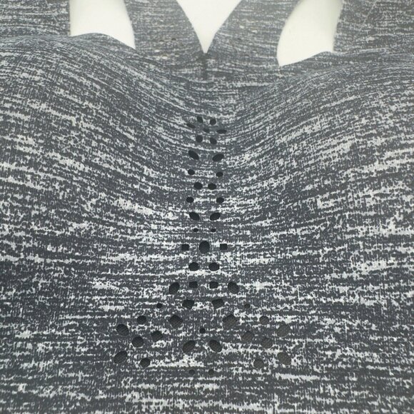 Victoria Sport Front Vent Racerback Sports Bra Medium Support 32C Heather Black - Picture 3 of 7